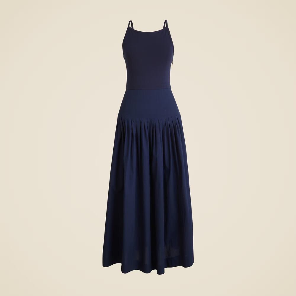 J.Crew Pintuck Mixy Tank Midi Dress - S